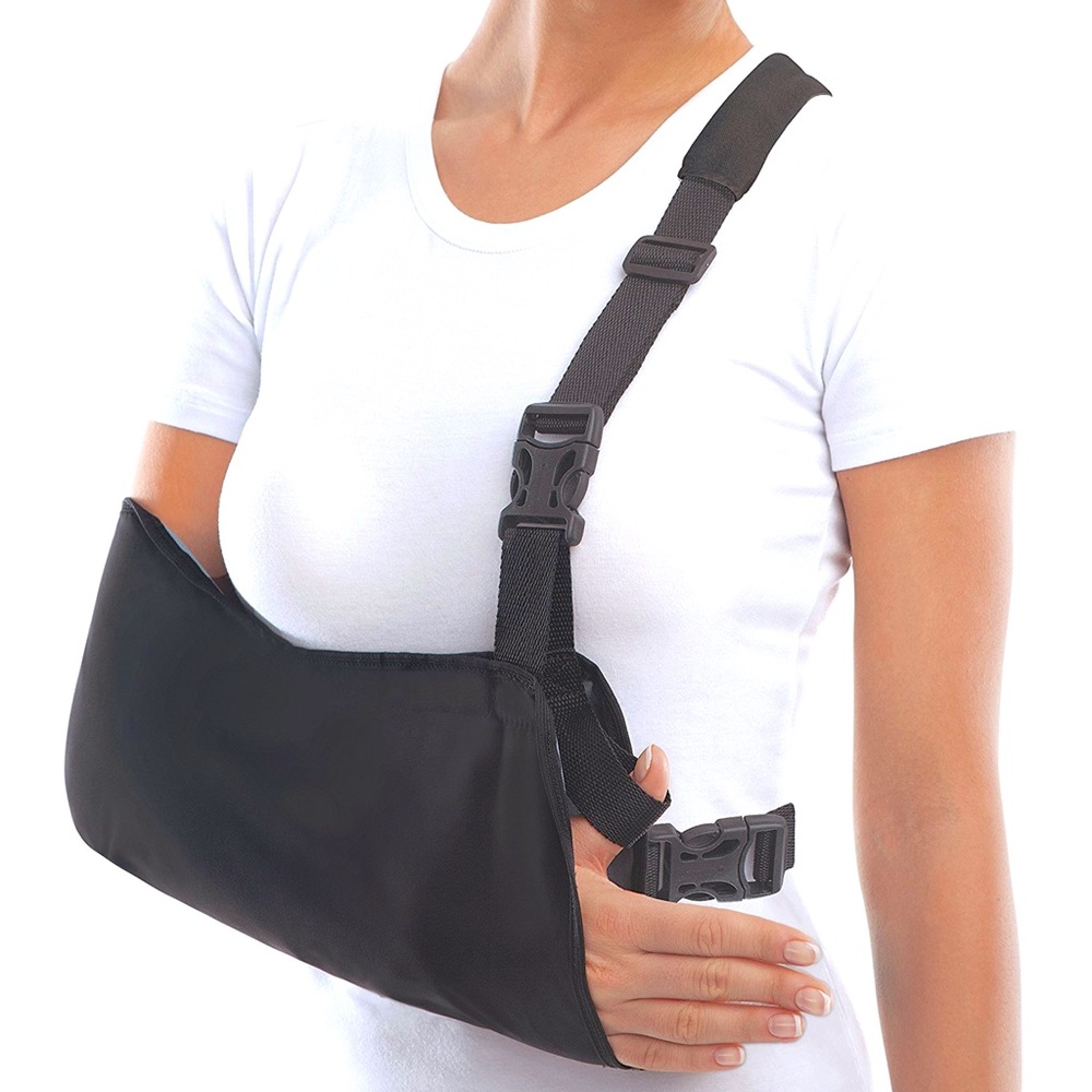Arm Sling Shoulder Immobilizer with Waist Strap